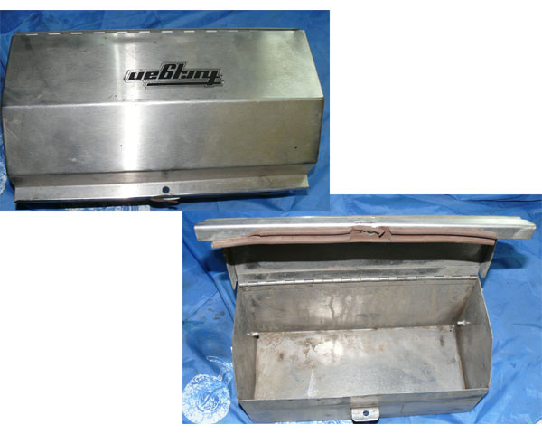 Rear box Inox</br>- Used - </br>ATC YAMAHA Tri-z 250 1985