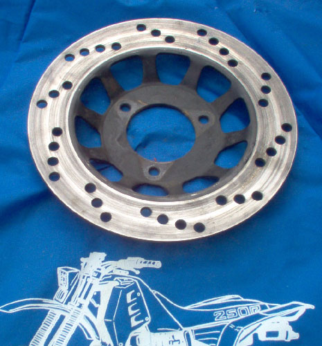 Rear brake disc</br>Used</br>ATC HONDA 250R 1982